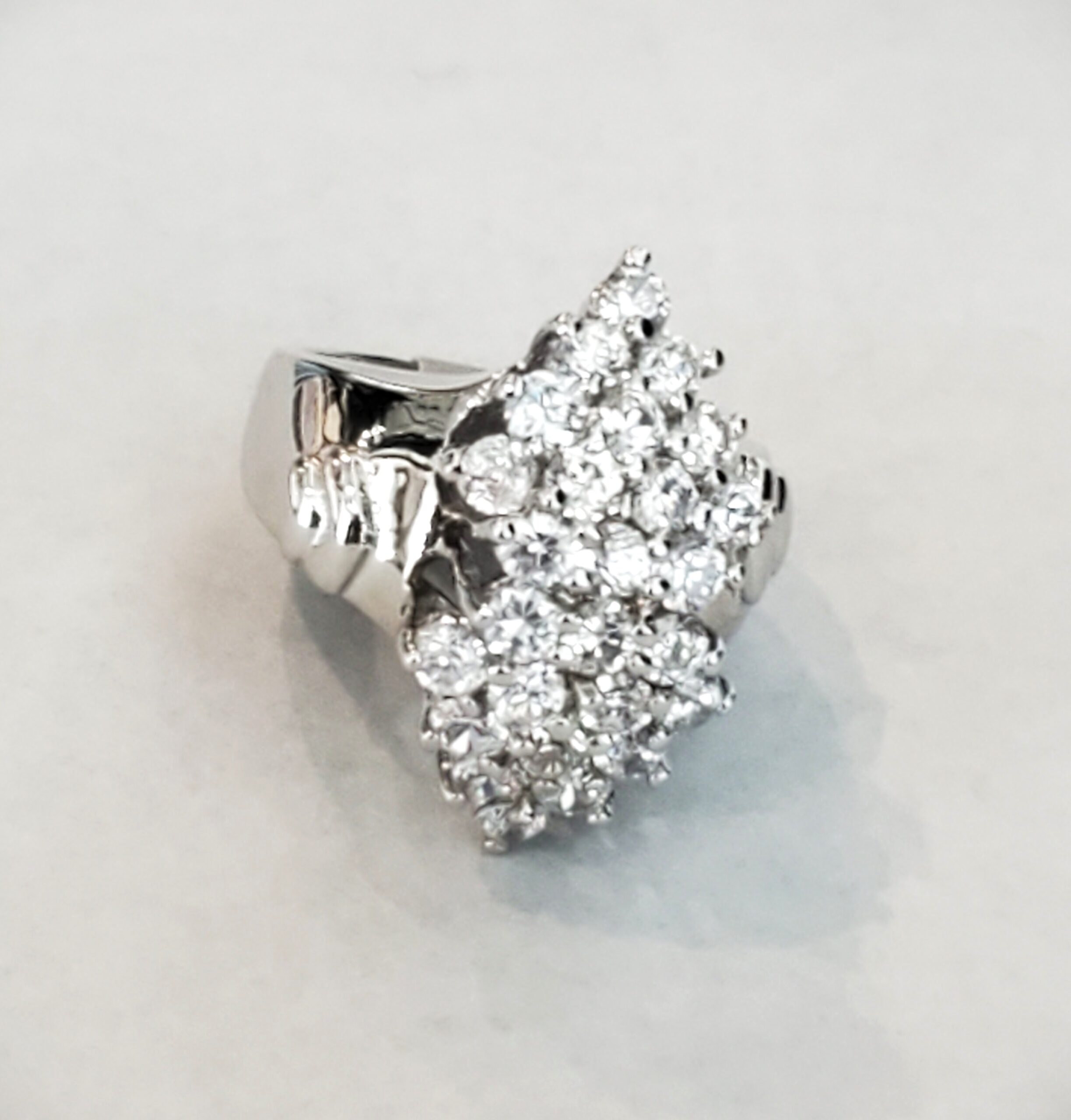 Silver Cluster Ring - AMA Jewellery